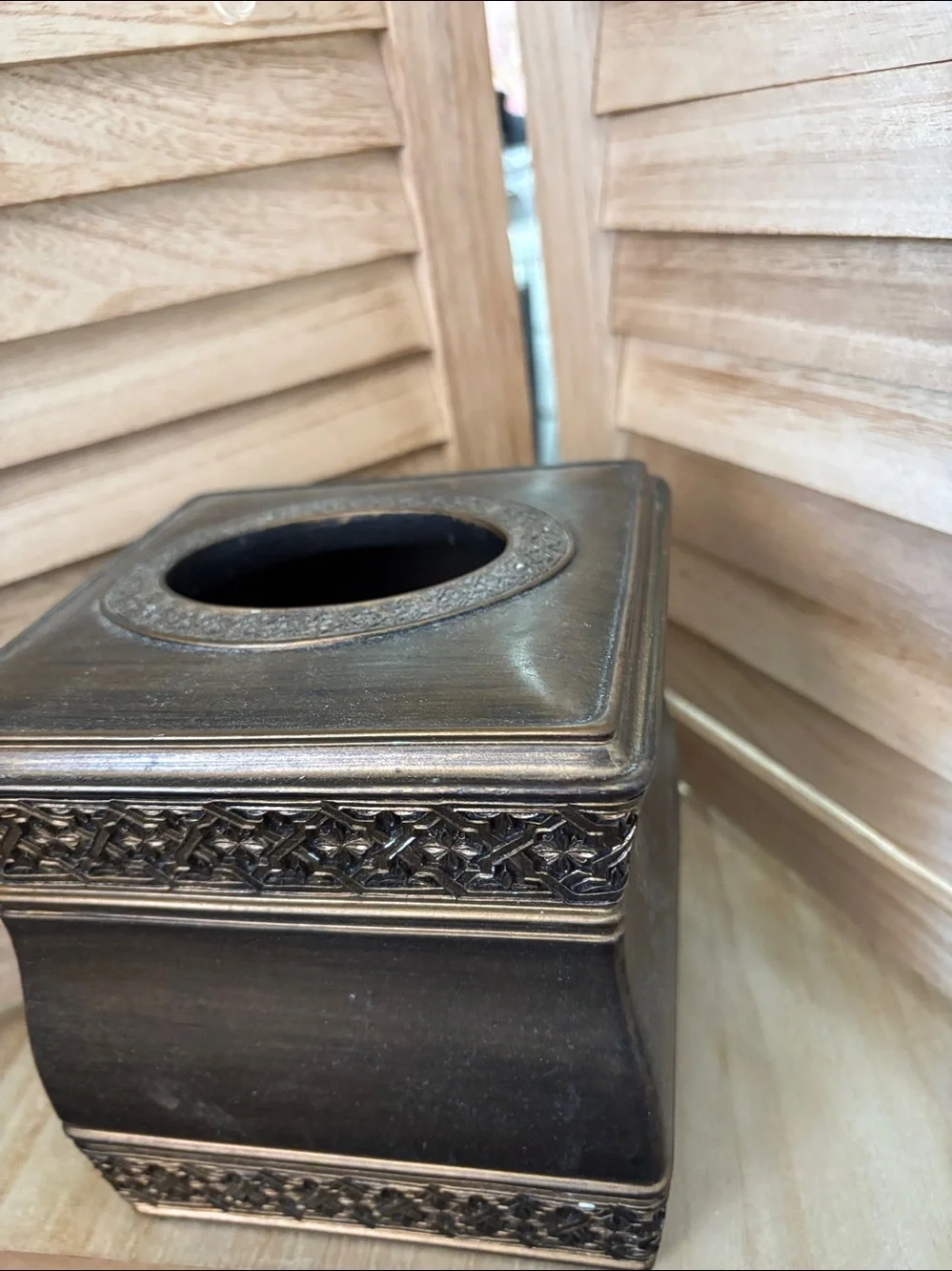 Decorative Heavyweight Tissue Box Holder